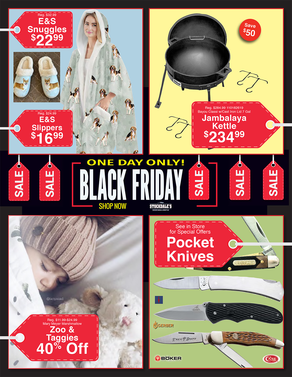 One day-only Black Friday sales page 1