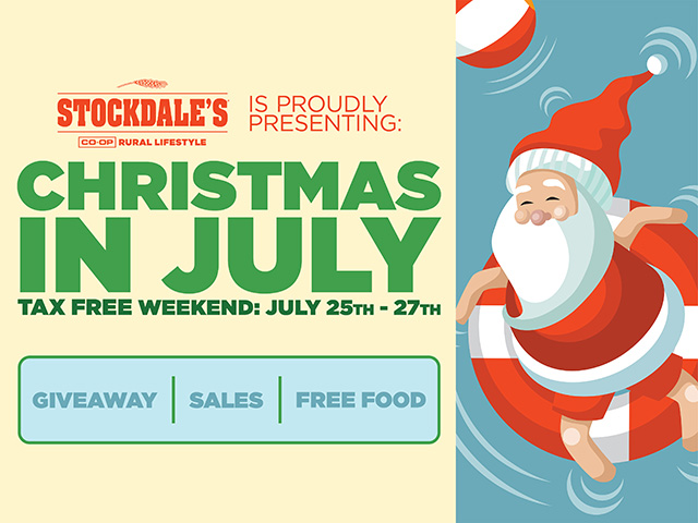 Christmas in July at Stockdale's